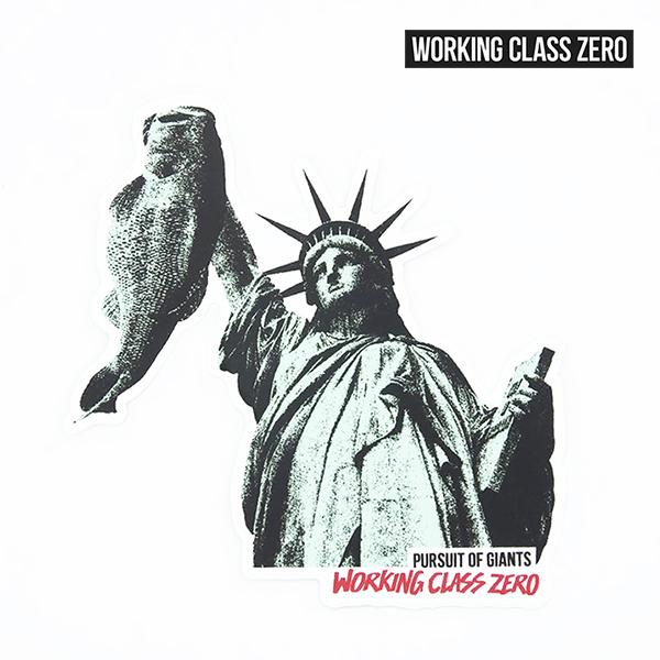 WORKING CLASS ZERO ワーキングクラスゼロ ステッカーLiberty Bass Sticker